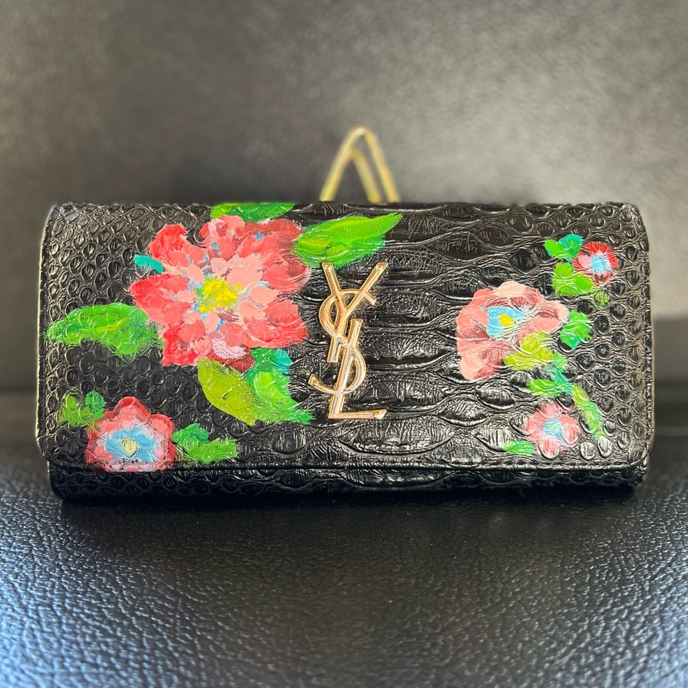 Saint Laurent YSL large wallet